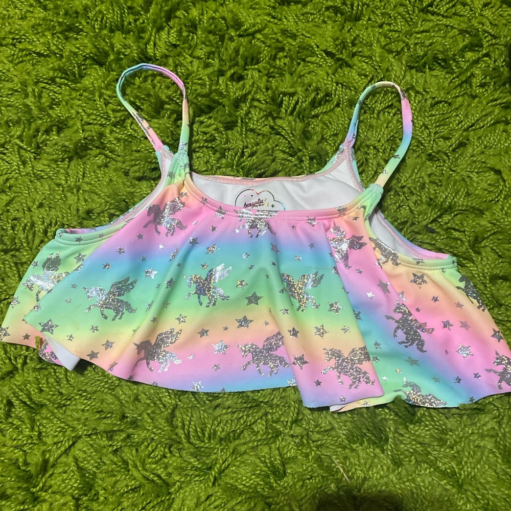 Bmagical by Btween Rainbow Bikini Top (Las)